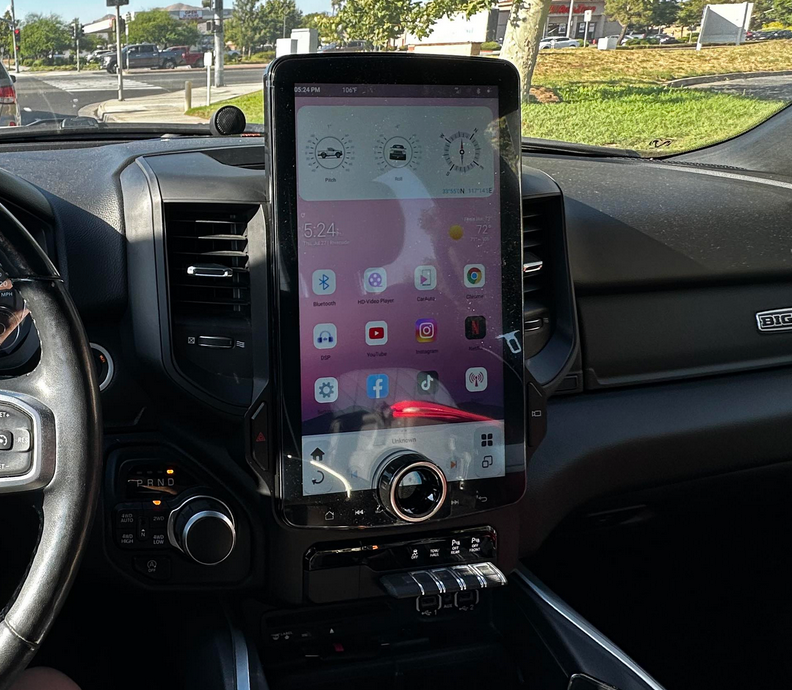 2019+ Ram 1500/2500/3500/4500 Linkswell Gen VI XL (6XL) T-Style Radio