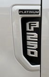 Custom Ford Super Duty Side Badges