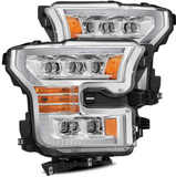 15-17 Ford F150 / 17-20 F150 Raptor ALPHA REX NOVA-Series LED Projector Headlights (Chrome)
