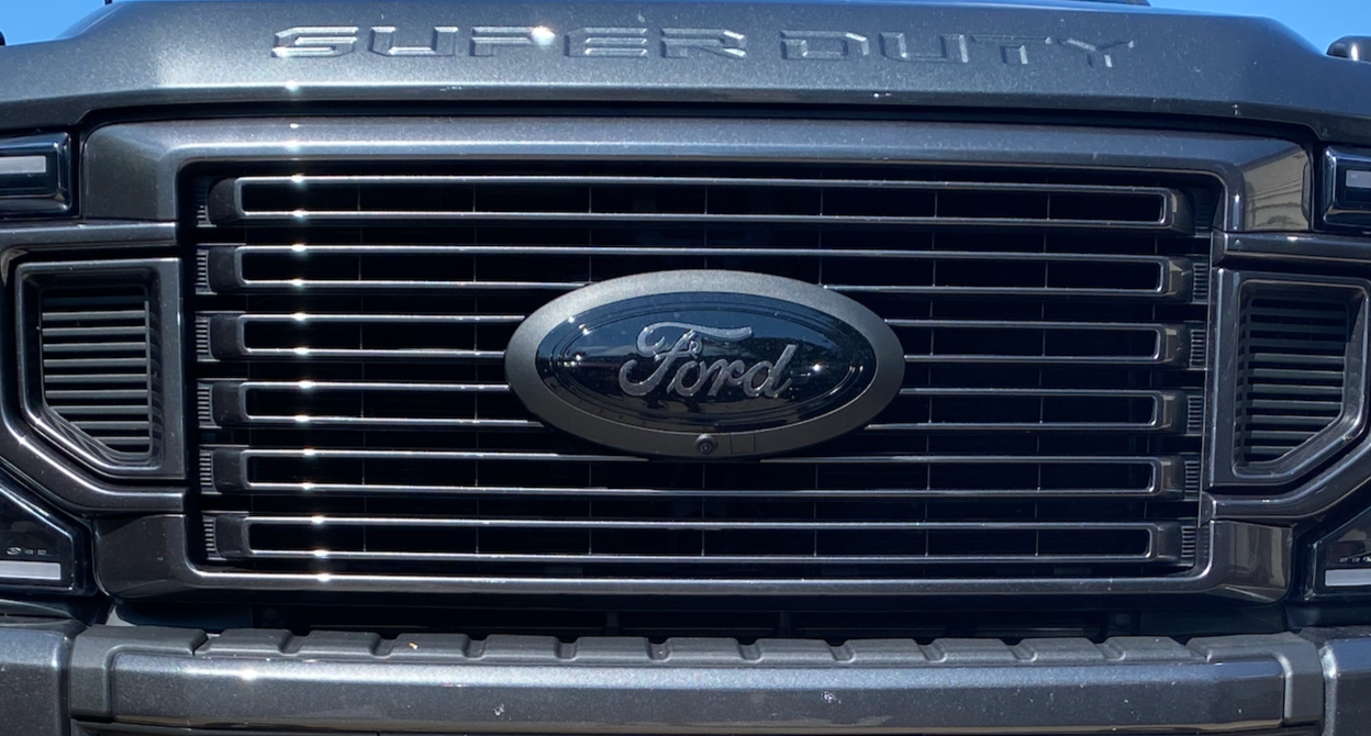 Free Delivery And Returns CARRAC Oval 9X3.5 Inches Front Grille Rear Tailgate Emblem For Ford